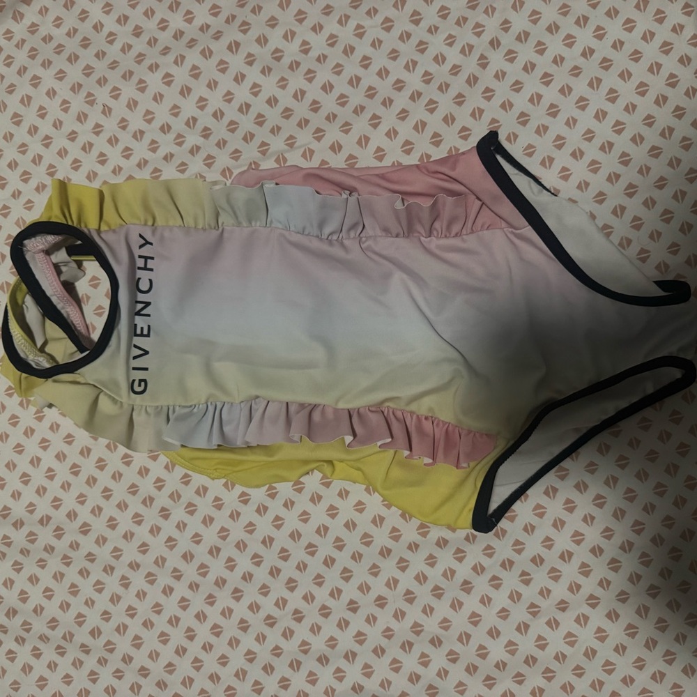 Givenchy Kids Pastel Ruffle Bodysuit